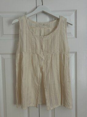 Japanese Brand Romantic Lace Button Top